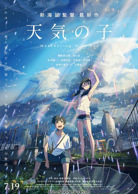 Anime đứa con của thời tiết